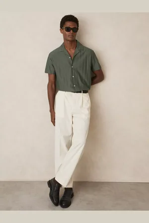 Reiss Sampson Cotton Regular Fit Short Sleeve Shirt