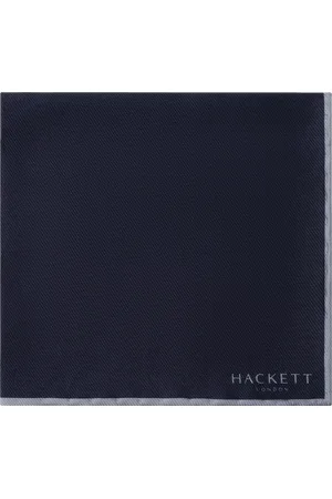 Hackett Silk Split Quad Print Pocket Square