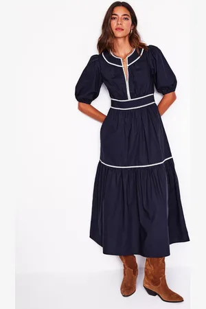 Boden Rhea Embroidered Midi Dress