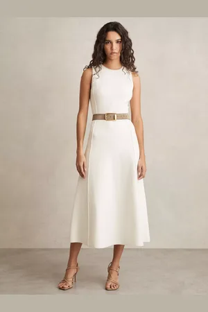 Reiss Petite Nilo Seam Detail Knit Dress