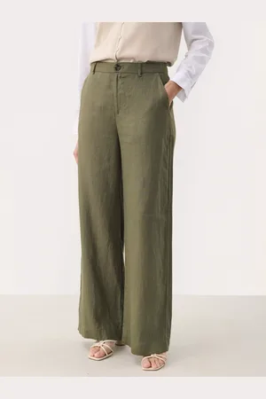 Part Two Ninnes Linen Relaxed Straight Leg Trousers