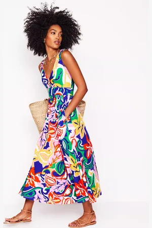 Boden Olympia Floral Jersey Maxi Dress