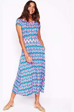 Boden Melanie Floral Jersey Midi Dress