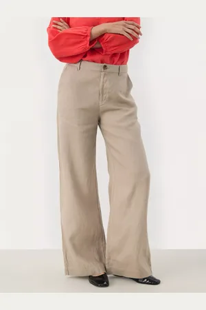 Part Two Ninnes Linen Straight Leg Trousers