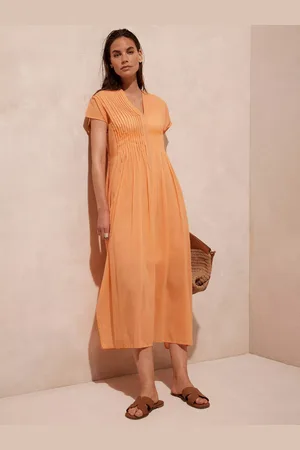 mint&berry Pintuck Maxi Dress
