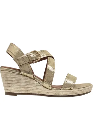 Radley Lavender Road Leather Jute Wedge Heeled Sandals