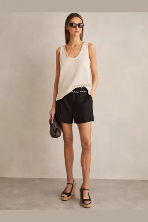 Reiss Fawn Linen Shorts