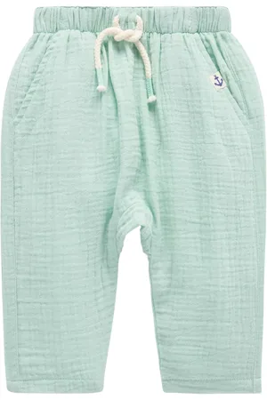Purebaby Baby Organic Cotton Crinkle Slouchy Trousers