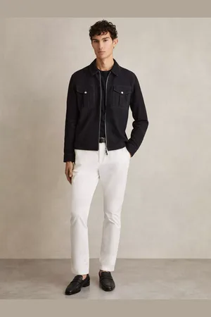 Reiss Belle Suede Zipped Shirt Jacket