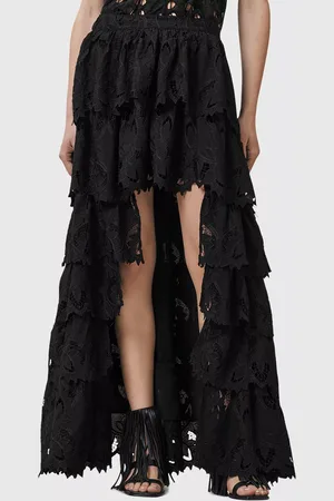 AllSaints Cavarly Tiered Maxi Skirt