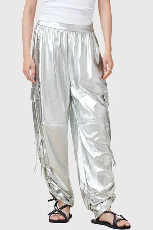 AllSaints Kaye Metallic Cargo Trousers