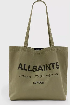 AllSaints Underground Logo Tote Bag