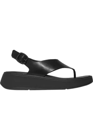 FitFlop F-Mode Leather Toe Post Sandals