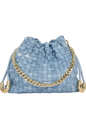 Dune Primrose Woven Drawstring Bag