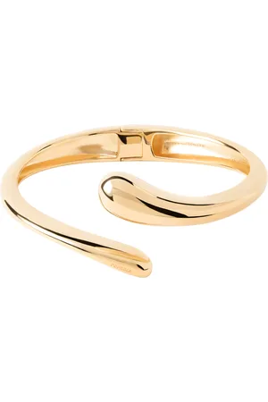 PDPAOLA 18ct Gold Plated Open Bangle Bracelet