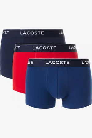 Lacoste Solid Cotton Stretch Trunks, Pack of 3