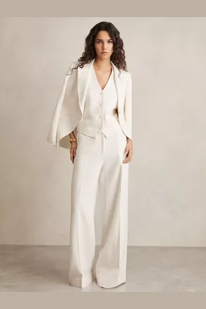 Reiss Devon Linen Blend Waistcoat