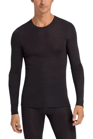 Hanro Woolen Silk Blend Long Sleeved Crew Neck Top