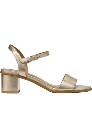 Geox Aurely 50 Suede Heeled Sandals