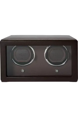 Wolf Cub Vegan Leather 2 Module Watch Winder With Cover