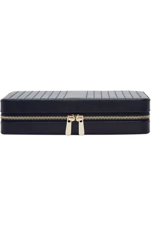 Wolf Maria Quilted Leather Zip Large Jewellery Case