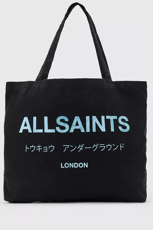 AllSaints Underground Logo Tote Bag