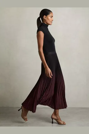 Reiss Marlie Pleated Maxi Skirt
