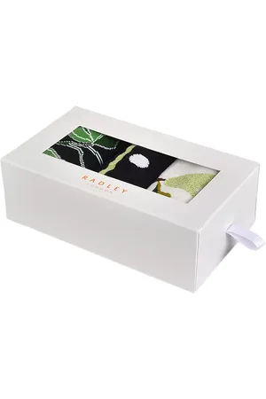 Radley Festive Floral Socks, Pack of 3