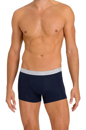 Hanro Stretch Cotton Essentials Trunks, Pack of 2