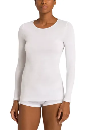 Hanro Cotton Seamless Long-Sleeved T-Shirt