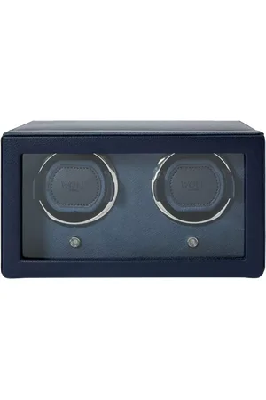 Wolf Cub Vegan Leather 2 Module Watch Winder With Cover