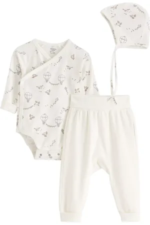 Lindex Baby 3 Piece Bodysuit, Joggers & Hat Set