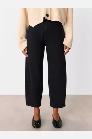 Whistles Petite Stretch Barrel Leg Jeans