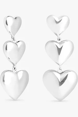 Astrid & Miyu Heart Drop Stud Earrings