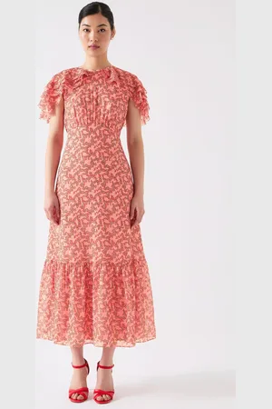 L.K. Bennett Royal Ascot Billie Silk Rich Dress