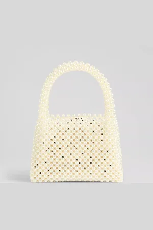 L.K. Bennett Pearl Mini Tote Clutch Bag