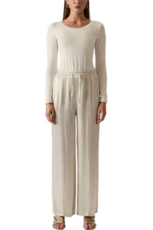 James Lakeland Drawstring Satin Trousers