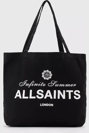 AllSaints Soleil Grpahic Canvas Tote Bag