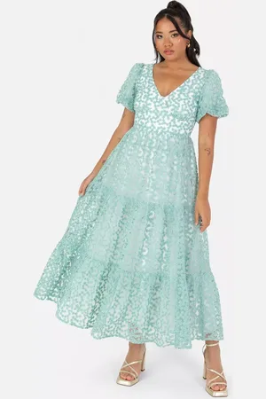 Maya Deluxe Embroidered Midi Dress