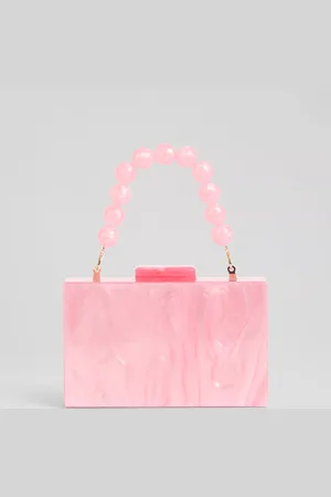 L.K. Bennett Maeve Acrylic Resin Box Clutch Bag