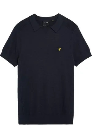 Lyle & Scott Herringbone Knitted Polo Shirt