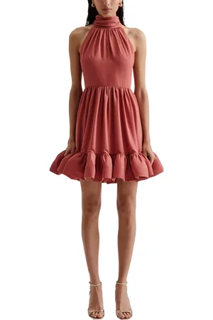 By Malina Fern Ruffle Mini Dress