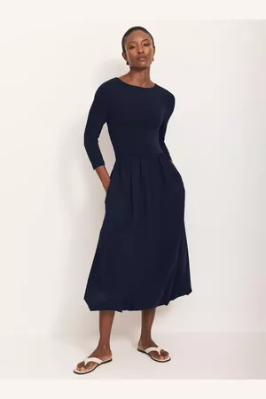 mint&berry Bubble Hem Midi Dress