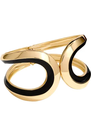 Jon Richard Enamel Cuff, Black/