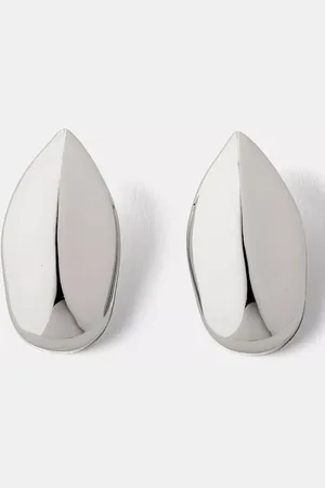 mint&berry Hanging Stud Statement Earrings, Tone