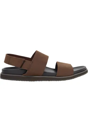 Dune Idealistic Leather Double Strap Sandals