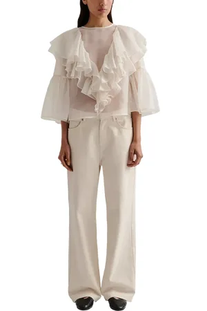 By Malina Alexia Organza Blouse