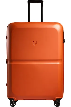 Antler Single Stripe 4-Wheel 81cm Large Expandable Suitcase, Blue