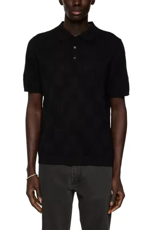 J Lindeberg Reymond Short Sleeve Stacked Bridge Polo Shirt, Moonbeam