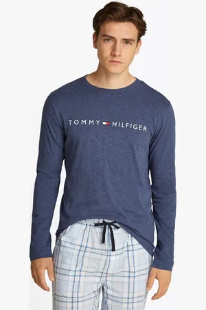 Tommy Hilfiger Cotton Logo Long Sleeve Pyjama Top